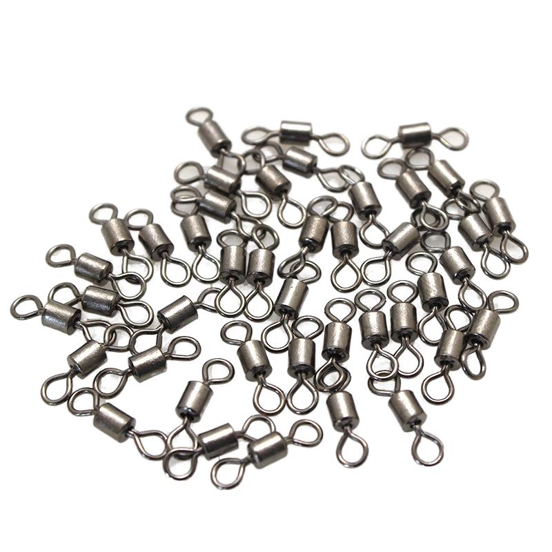 High Quality Factory Fishing Tackle Accessories Stainless Steel American Swivel Snap Swivel Rolling Swivels