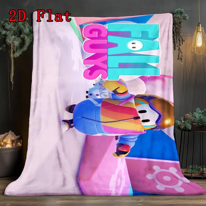 Guys 2D Flat Pattern Flannel Blanket High Quality All Seasons Warmth and Comfort Perfect for Christmas Gifts.MMT0918050