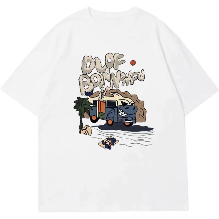 Japanese Fashion Brand with Japanese Short-sleeved T-shirt Women's Summer Loose Thin Chic Cotton Top