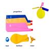 3PCS Helicopter Balloon Portable Outdoor Playing Flying Sports Toy Birthday Party Decorations Kids Gift  Party Supplies
