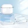 Transparent TPU Protective Case For AirPods 4 Headsets Shock Absorbent Slim Cover Protective TPU Clear Case Snug Fit