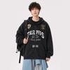 Oversized Vintage American Racing Style Washed Hooded Zip-Up Sweatshirt Men Women Casual Loose Fit