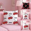 Luxury Brand K-Kirsh Cherry Cushion Cover Short Plush Double-Sided Printing Home Machine Washable In Warm Winter Pillow Case