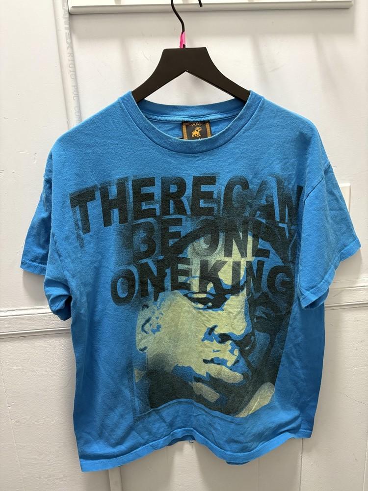 

Vintage Biggie Smalls Shirt Mens Large Blue There Can Be Only One King Hip Hop Unisex T-Shirt M