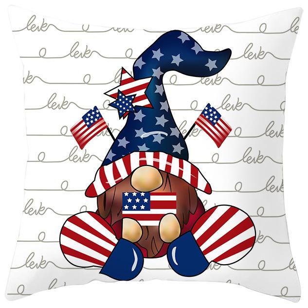 New Peach Leather Velvet Printed Pillowcase Car Sofa Festive Decoration Pillowcase