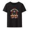 Inhalation Graphic Tshirt Funny Tee Portrait Oneck Kawaii Clothes Pattern Tops Women Cool Slim Blouse Novelty Creative Lovely