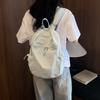 Schoolbag soft waxy light sweet nylon small backpack literary fan girls daily commuting relaxation versatile backpack