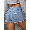 Women's Denim Shorts New Summer Ripped Personality Shorts