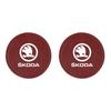 2pc Car Water Cup Coaster Universal Auto Anti Slip Cup RT39 Pad Holder Accessories For Skoda Rapid Octavia A5 RS Kodiaq Fabia A7 2022
