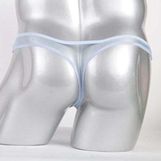 Men Briefs Stretchy See-through Low Waist No Bound Feeling Mesh Men Underpants Inner