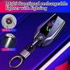 New High-end Windproof USB Charging Lighter Portable Multifunctional Keychain Igniter Affordable Luxury  Accessories Gift