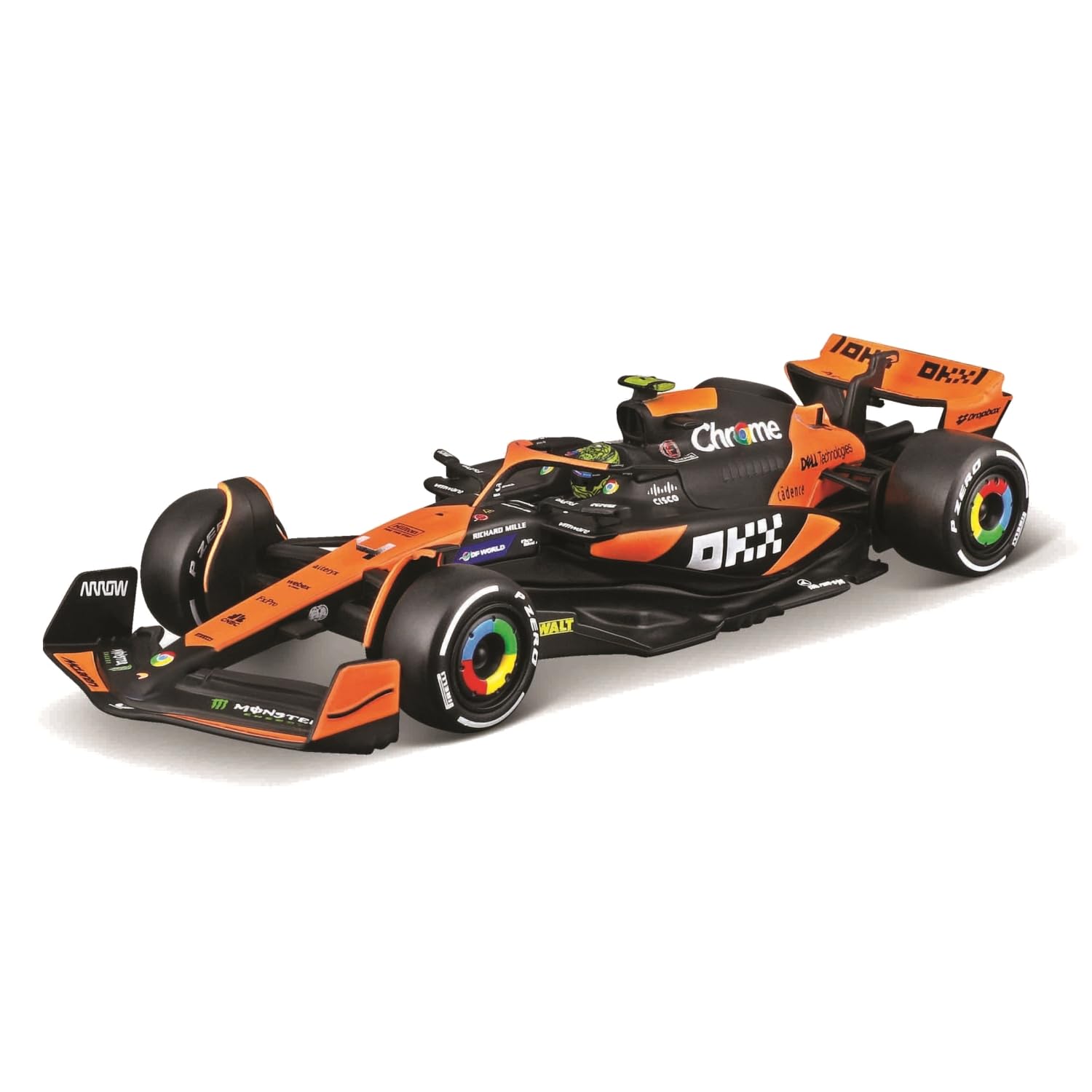 

Bburago 2024 Model 1/43 Scale Signature Series F1 McLaren MCL38 #4 Lando Norris Race Sports Car Diecast Model 18-38215 (#4)