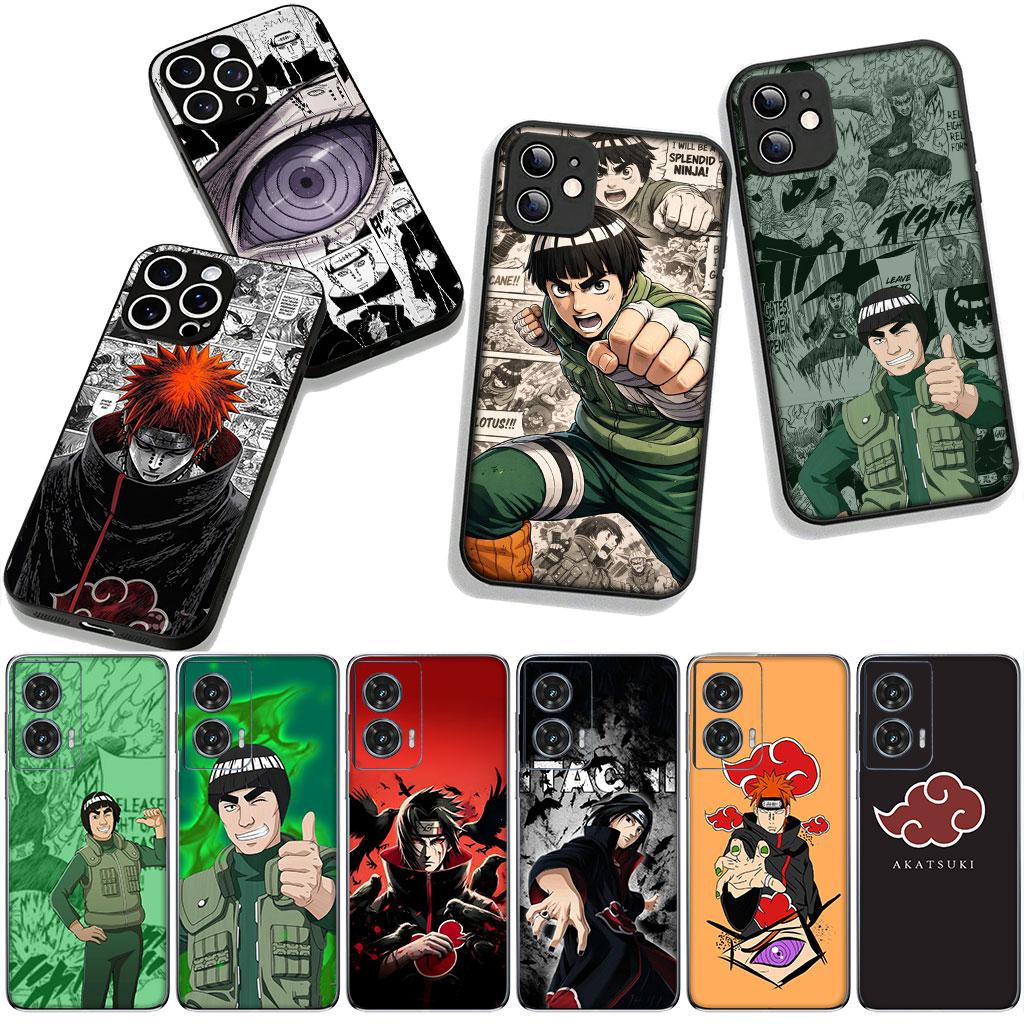 For Samsung Galaxy S25 S24 S22 S23 FE Ultra Plus A56 A05 A06 A15 A16 A55 S7 Edge Case Rock Lee Itachi Narutos Akatsuki Pain