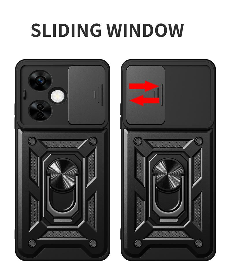 Für OnePlus Nord N30 5G Hülle Slide Camera Lens Armor Protect Coque Für One Plus Nord N30 N 30 Magnethalterring Rückseite