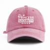 1pc Princess Security Print Washed Baseball Cap for AdultsMinimalist Retro Style Casual Soft Adjustable Dad HatPerfect As Gift