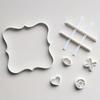 Day Valentine'S Tic Tac Toe Mold Casting Mold Heartt Lip For Diy Crafts Cookie Cutter Kids Adult Table Game Family Board Games
