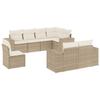 VidaXL Garden Lounge Set with Cushions 8 Pcs, Patio Sofas, Patio Furniture Set, Outdoor Furniture, Beige 3222837
