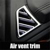 ABS Chrome Air Vent Conditioning Trim Cover Special Interior Conversion Sticker For Kia RIO K2 2010-2016 Car Styling
