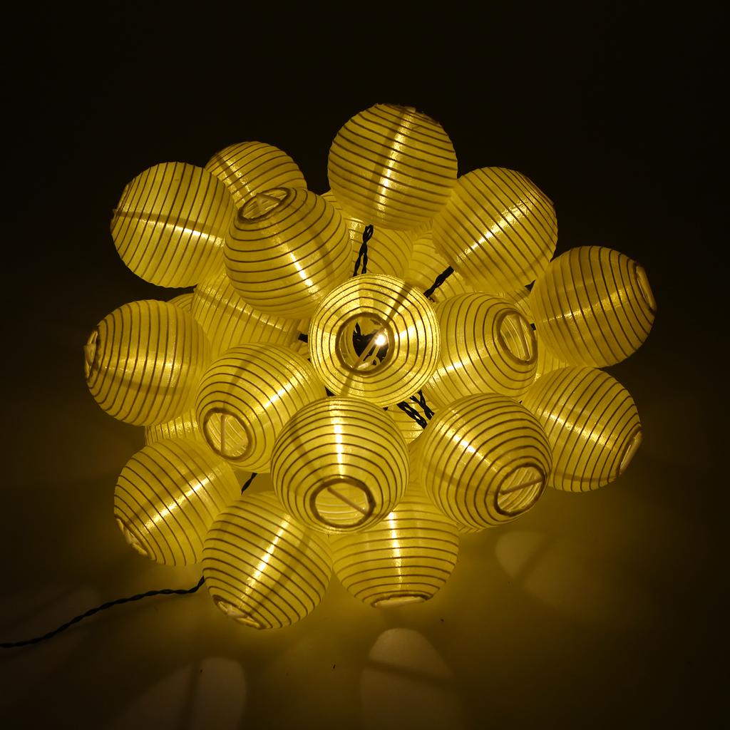 8 meter/26,2 fot 40 LED solcelledrevet energi Fairy String Lanterne Light Plenlampe med konstant