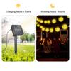 8 meter/26,2 fot 40 LED solcelledrevet energi Fairy String Lanterne Light Plenlampe med konstant