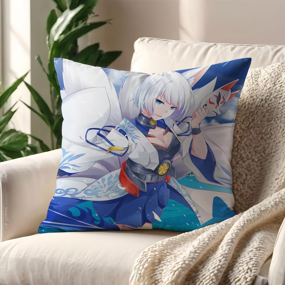 Game Azur Lane cute cushion cover Pillow Cover Decoration Room Home Sofa living Office Car Nordic Simplicity