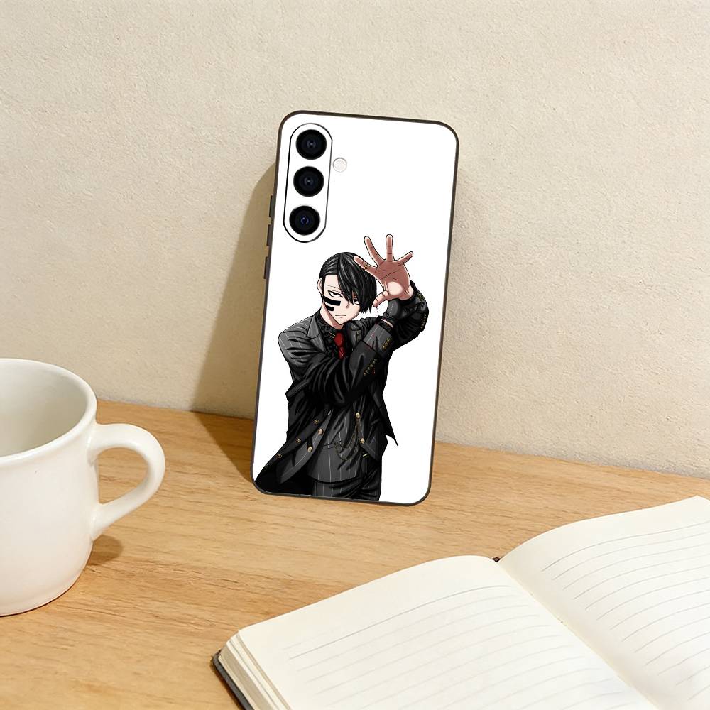 T-TOUGE-N-ANKI Coque de téléphone pour Samsung Galaxy A73, A72, A71, A70, A53, A52, A51, Autres Housse souple noire
