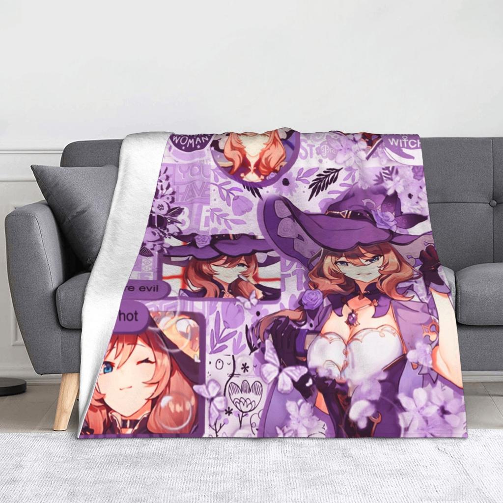 Gorou Genshin Impact Game Blanket Fleece All Season  Multi-function Soft Throw Blankets for Home Couch Plush Thin Quilt