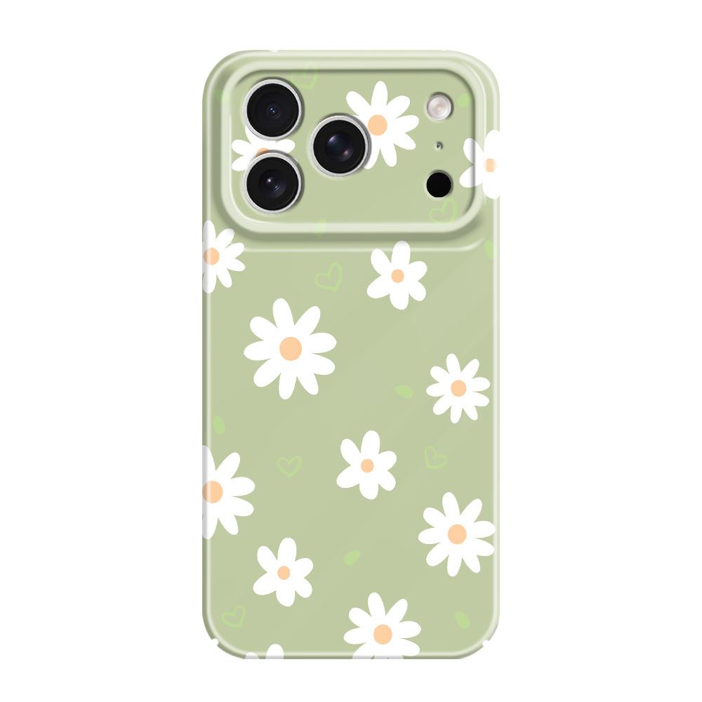 Tender Daisy Phone Case For iPhone 17 Air 16 16E 15 14 Plus Pro Max Film Hard Cover