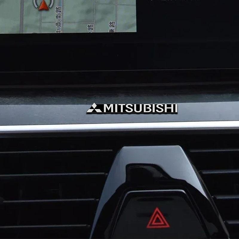 Car Audio Decorate 3D Aluminum Badge Emblem Sticker For Mitsubishi ASX Lancer L200 Pajero Sport Attrage Mirage Eclipse
