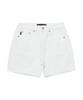 Syupeodeulai W Four Quarter Denim Shorts White