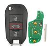 jingyuqin 433Mhz 4A Chip Car Key For Peugeot Expert - With Rear Doors (16 170 207 80) For Citroen Berlingo / Dispatch (2016+)