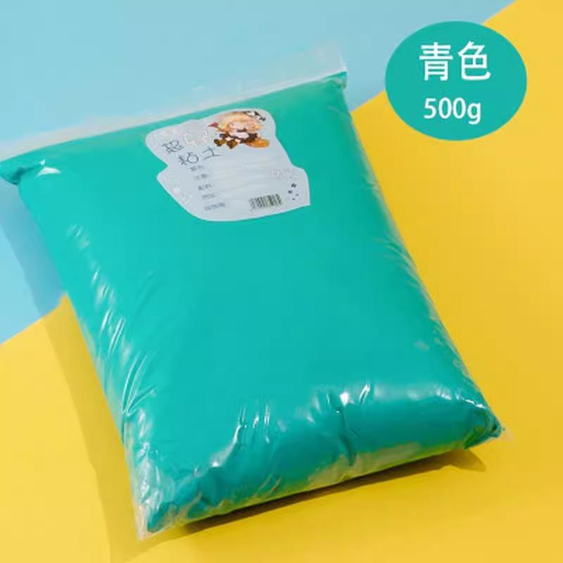 24 Colors Super Light Clay Non-toxic 100g 500g in Bag Plasticine Color Clay Space Mud Kindergarten School Handwork DIY Material