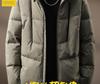 Herren Winterjacke mit hoher Dichte, winddicht, weiße Entendaune - Einfache, warme und stilvolle Kälteschutz-Oberbekleidung