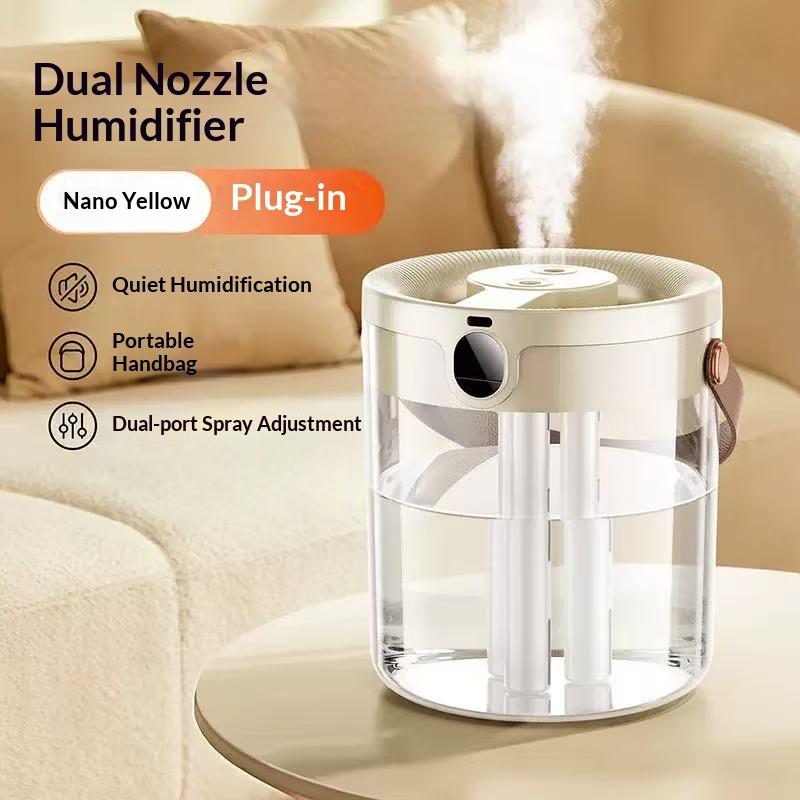 Triple Spray Humidifier Quiet Large Mist Volume Large Capacity For Bedroom Living Room Office Home Safe For Pregnant Women Baby