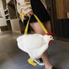 Fashion Women Hen Shape Plush Bag Cute Cartoon Chicken Shoulder Bag Work Travel Satchel For Women Girl Handbags Crossbody Bag