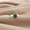 Chrome Diopside Gemstone 925 Sterling Silver Round-Cut Pretty Ring Gift For Mom CZR-27-10