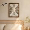 Handgewebtes Textil-Wandbehang Boho Gerahmte Gewebte Kunst Wandteppich Bilderrahmen Hängend Tischplatte Regal Dekor Display Dekor Nordisch für Schlafzimmer