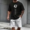 Fashion T-shirt and Shorts Men's Set Summer Casual Sports Short-sleeve Set Streetwear