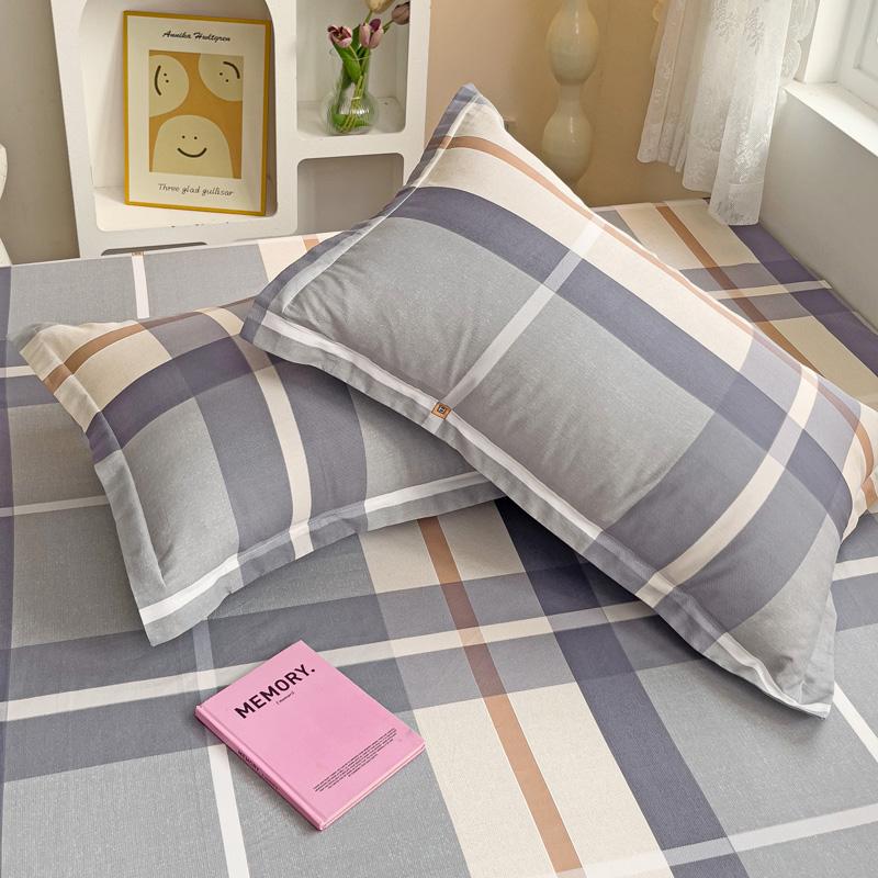 Set of Two Pure Cotton Pillowcases, 48x74cm - Pillow Core Covers [Pair Only]