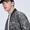 Mark Fairwhale Herren Batik Distressed Baseballkragenjacke