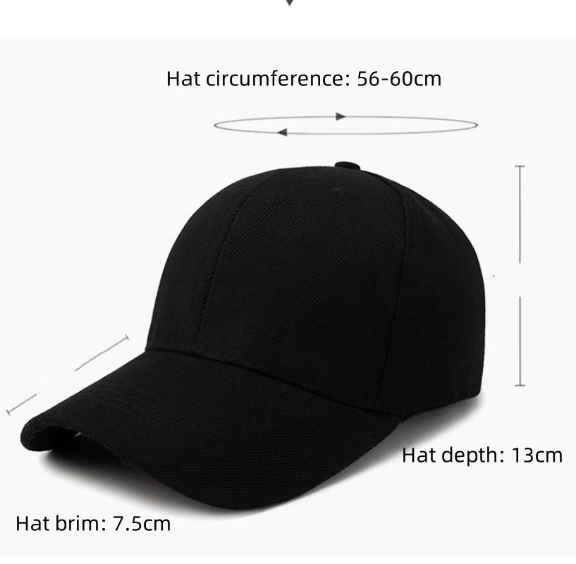 Weitere Farben Unisex Paar Einfarbige Baseballkappe Verstellbare Freizeitmützen Baumwolle Für Frauen Snapback-Kappen Für Männer