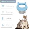 Pet Hair Removal Massaging Shell Comb, to Remove Matted Tangled Hair For Cat/Dog/Bunny (Bl LQO