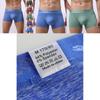 Cuecas Boxers Masculinas Premium Respiráveis Confortáveis Com Bolsa Luxuosa E Design de Boxer Elástico