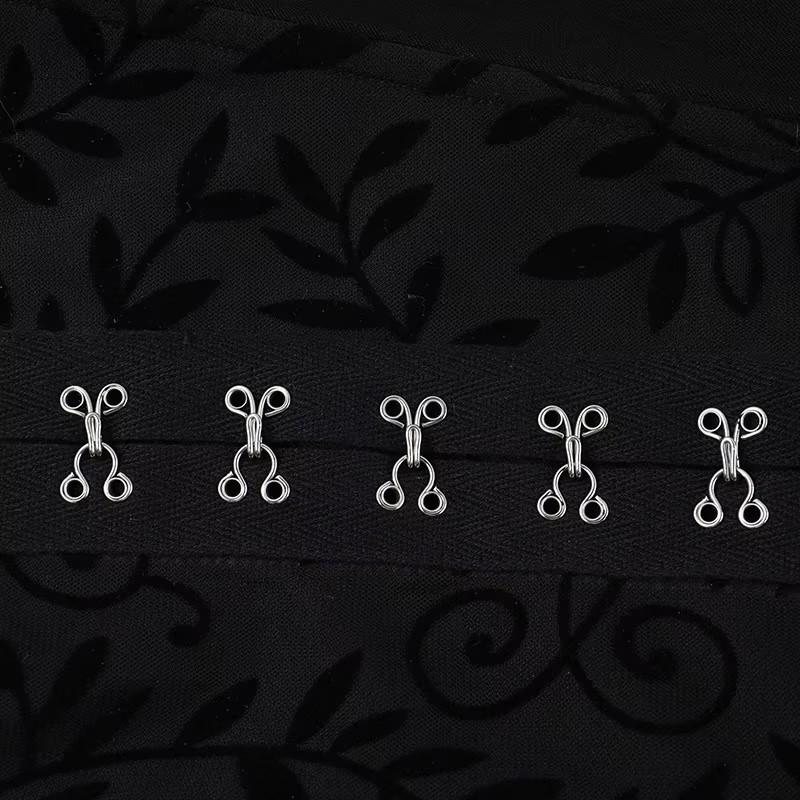 Gothic Goth Dark Lace Patchwork Bandage Strapless Corset Dress Party Gown Fairy Backless Tailed Women