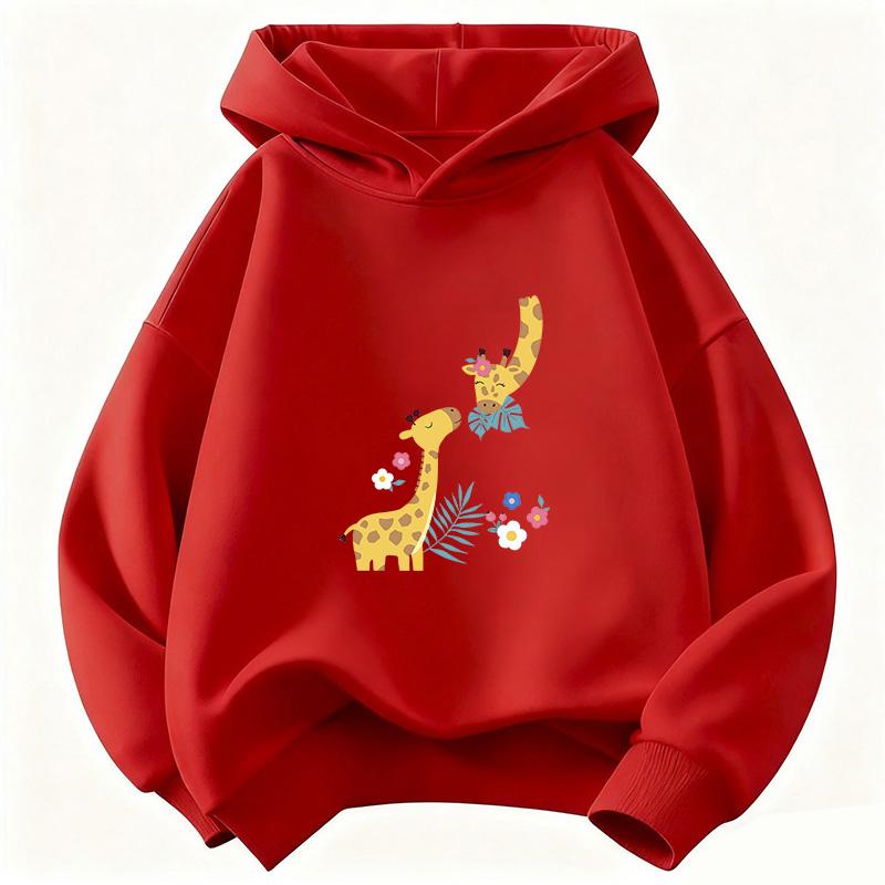Cute Hoodie Kids Horse Children'S Sweatshirt Cute Harajuku Hoody For Boys Girls Autumn Winter Casual Hoodies