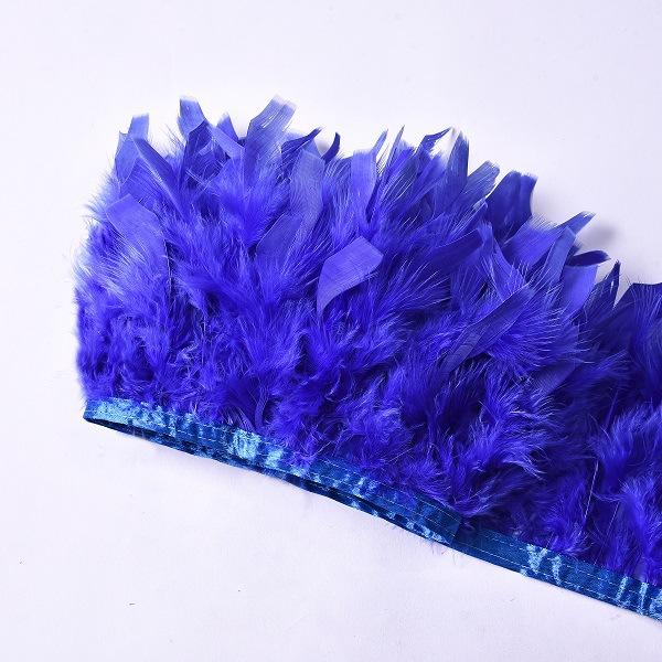 High-Quality Turkey Feather Edging, Colored Feathers, Fire Feather Edging For Weddings
