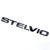 Black Q4 GIULIA STELVIO Letter Emblem Car Stickers For Alfa Romeo Giulia Stelvio Exterior Decoration Accessories