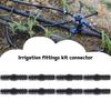 8Pcs Drip Irrigation Straight Fittings Barbed Locking Butt Joint Connectors 16mm Drip Tape Tubing Sprinkler Systems