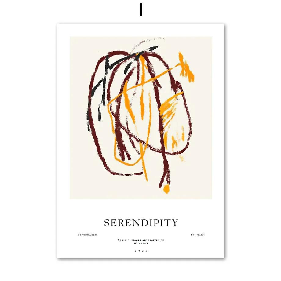 Classic Abstract Wall Art Linde Striped Pajamas Curves HD Canvas Print Poster for Living Room Bedroom Decor