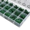 530Pcs Rubber O-Ring Washer Seal Assortment Set Kit Gasket HNBR A/C System Green Nitrile Washers High Quality For Car Gasket New